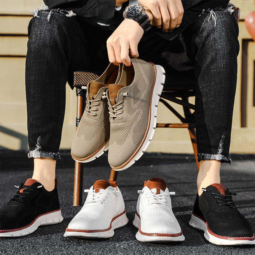 St. James - Urban Bekväma och Andningsbara Herrsneakers Begränsad Upplaga – Brun