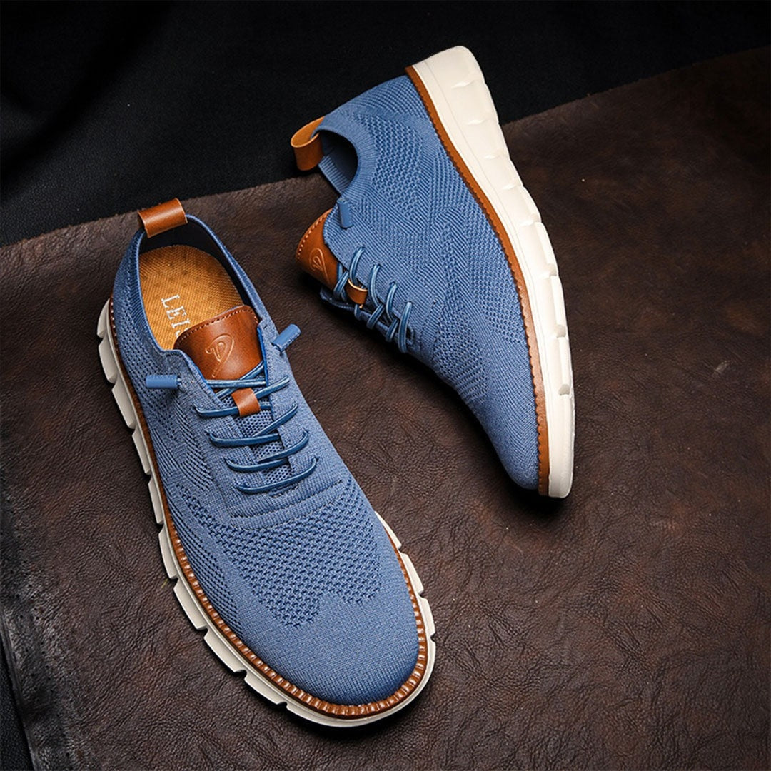 St. James - Urban Eleganta och Bekväma Herrsneakers – Blå