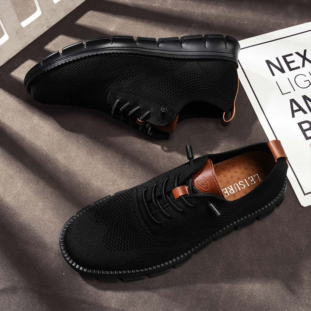 St. James - Urban Blackout Eleganta och Bekväma Herrsneakers i Begränsad Upplaga - Svart