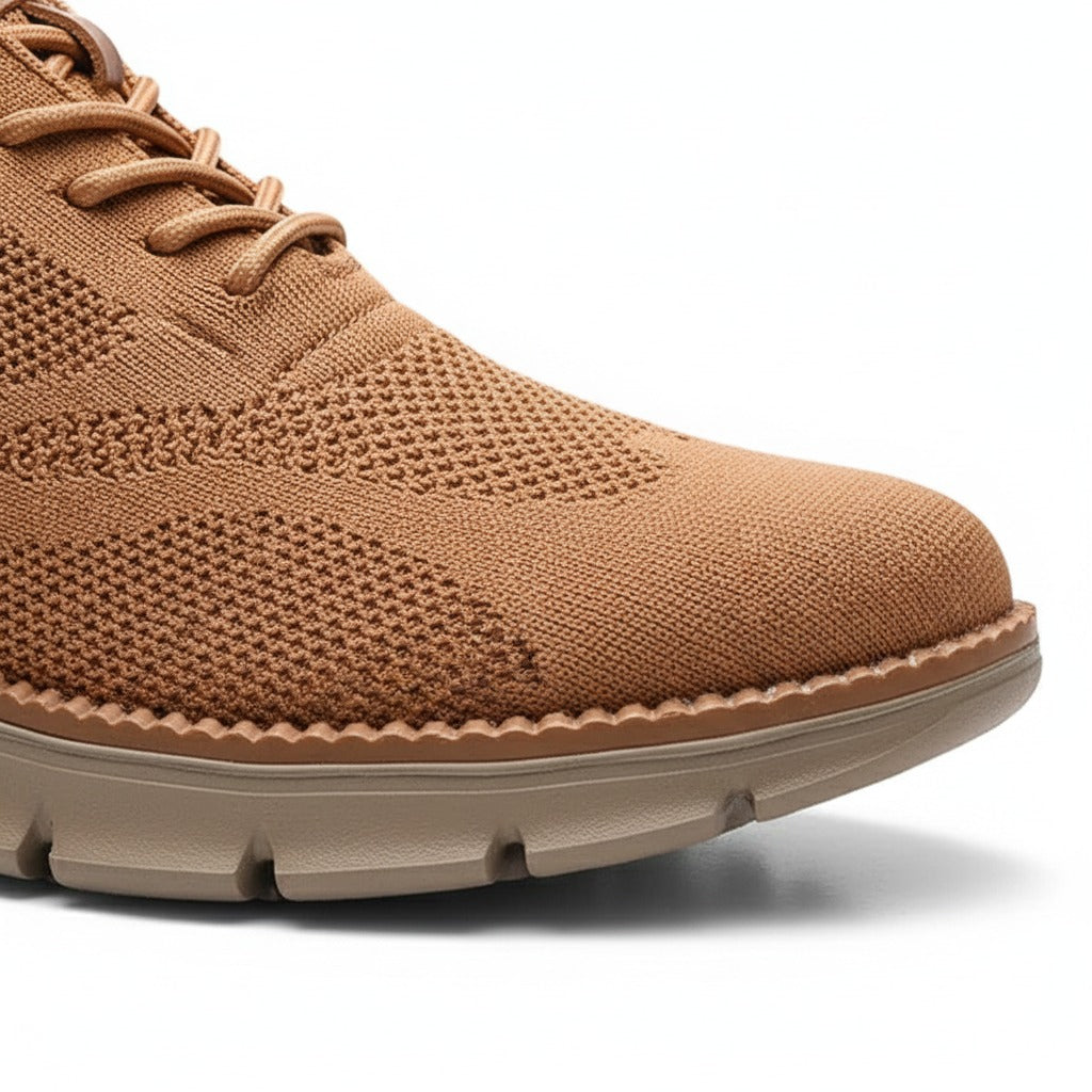 St. James - Urban Bekväma och Andningsbara Herrsneakers Begränsad Upplaga – Karamell