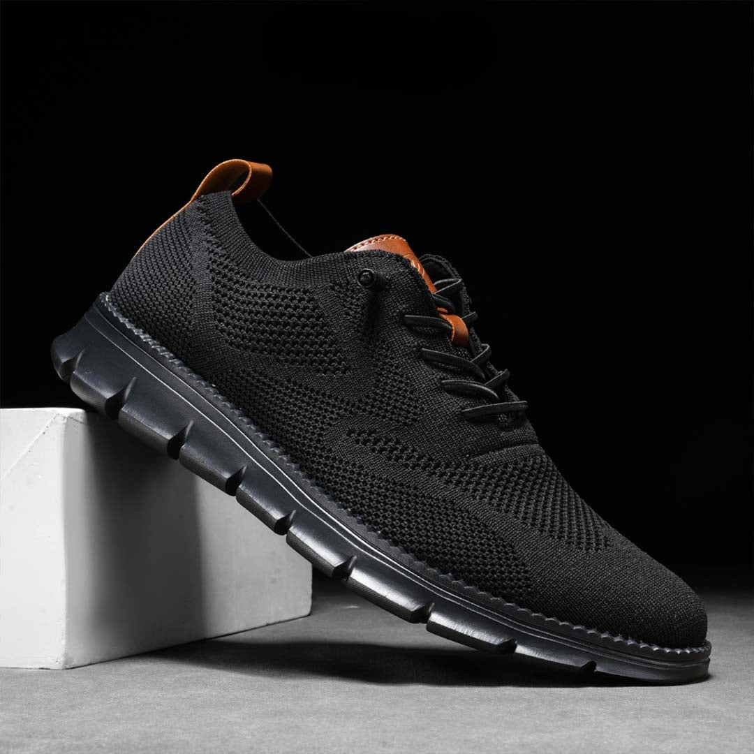 St. James - Urban Blackout Eleganta och Bekväma Herrsneakers i Begränsad Upplaga - Svart