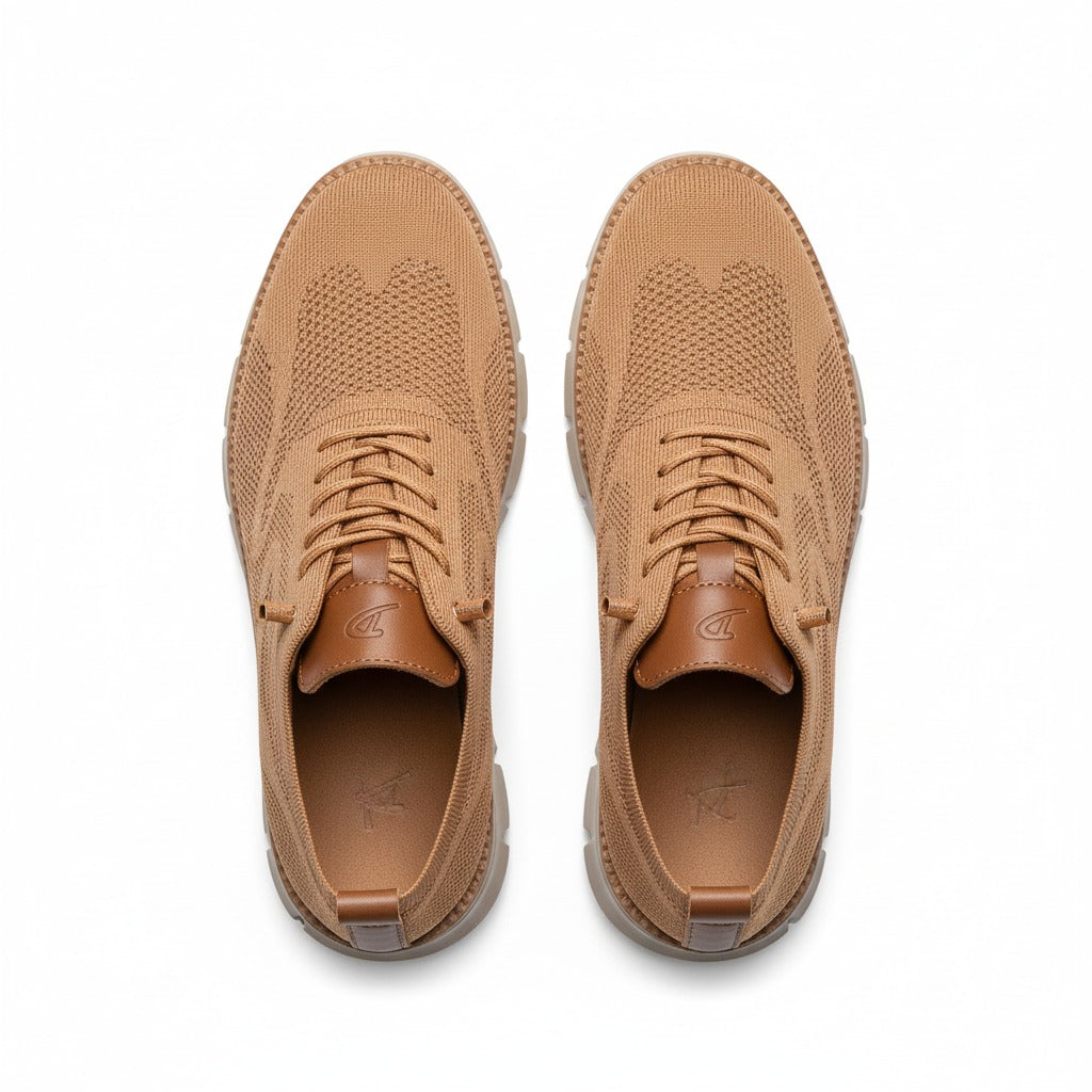 St. James - Urban Bekväma och Andningsbara Herrsneakers Begränsad Upplaga – Karamell