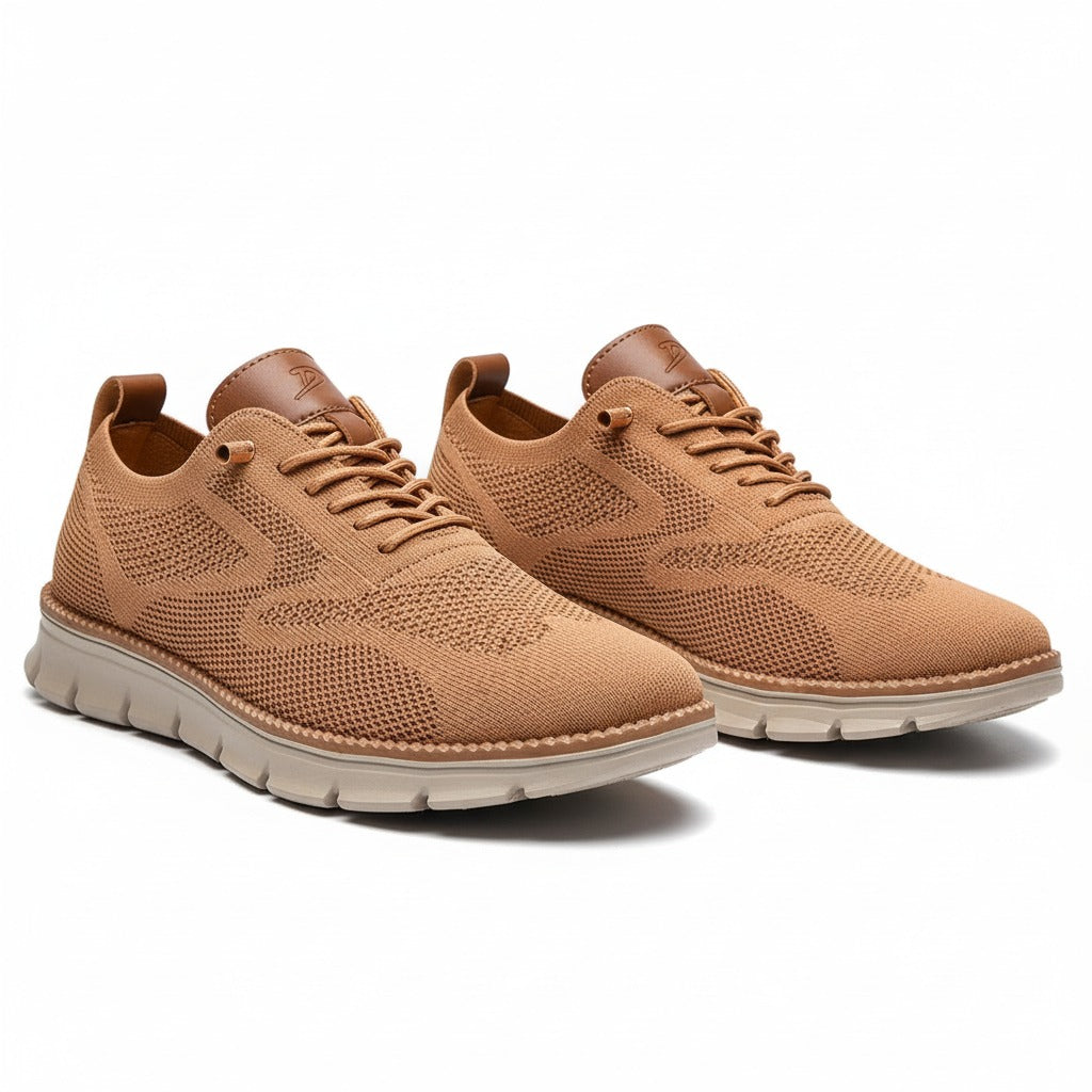 St. James - Urban Bekväma och Andningsbara Herrsneakers Begränsad Upplaga – Karamell