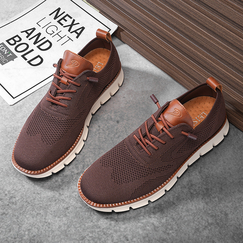 St. James - Urban Eleganta och Bekväma Herrsneakers – Vinröd