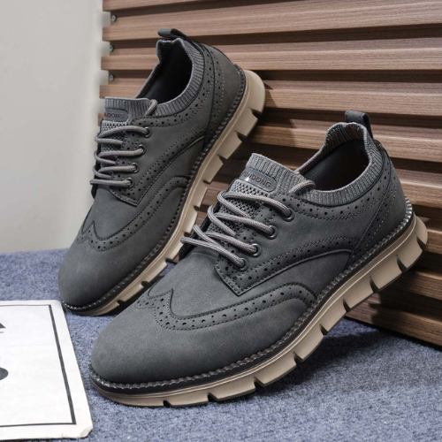 St. James - Atlas Vadderad och Bekväm Sneakers för Stadsliv – Grå