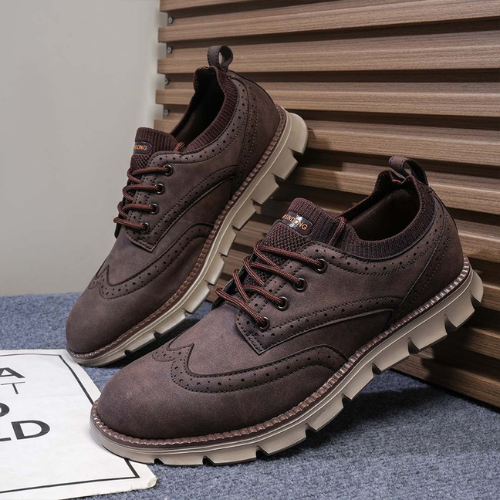 St. James - Atlas Vadderad och Bekväm Sneakers för Stadsliv – Brun