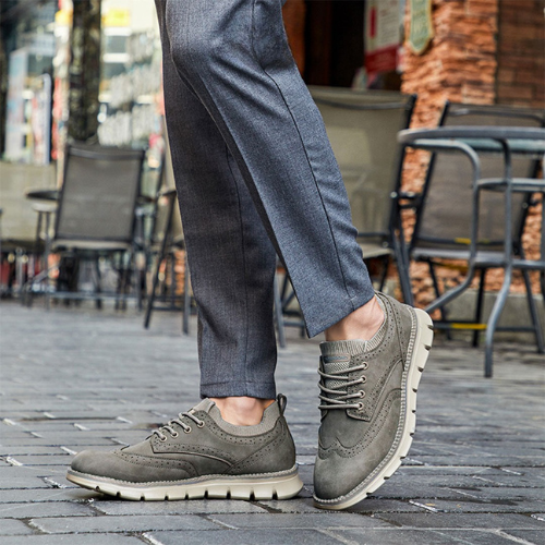 St. James - Atlas Vadderad och Bekväm Sneakers för Stadsliv – Grå