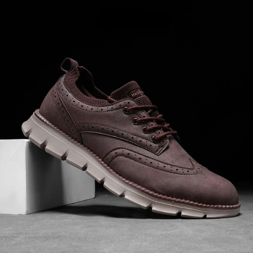 St. James - Atlas Vadderad och Bekväm Sneakers för Stadsliv – Brun