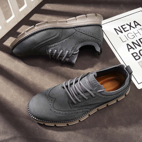St. James - Atlas Vadderad och Bekväm Sneakers för Stadsliv – Grå