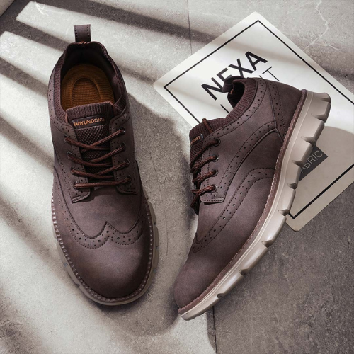St. James - Atlas Vadderad och Bekväm Sneakers för Stadsliv – Brun