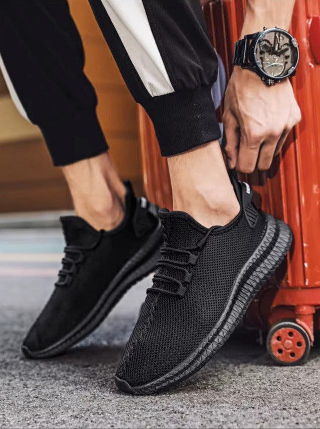 St. James - FlexMotion Eleganta herrsneakers - Svart