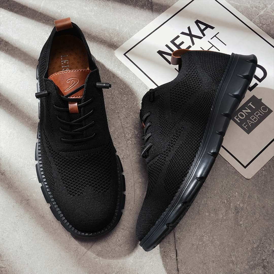 St. James - Urban Blackout Eleganta och Bekväma Herrsneakers i Begränsad Upplaga - Svart