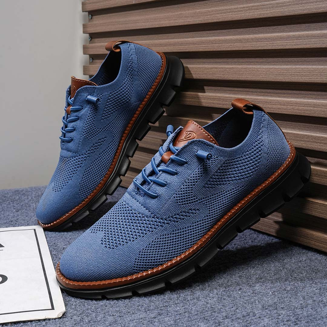 St. James - Urban Blackout Eleganta och Bekväma Herrsneakers i Begränsad Upplaga - Lapisblå