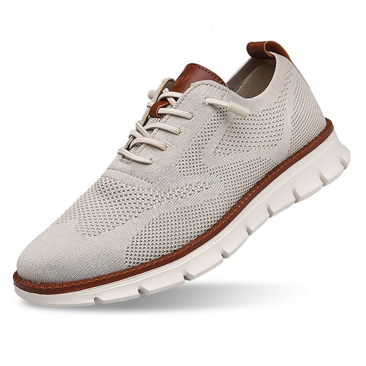 St. James - Urban Eleganta och Bekväma Herrsneakers – Stenfärg