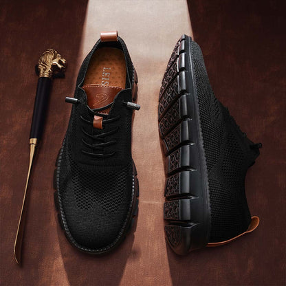 St. James - Urban Blackout Eleganta och Bekväma Herrsneakers i Begränsad Upplaga - Svart