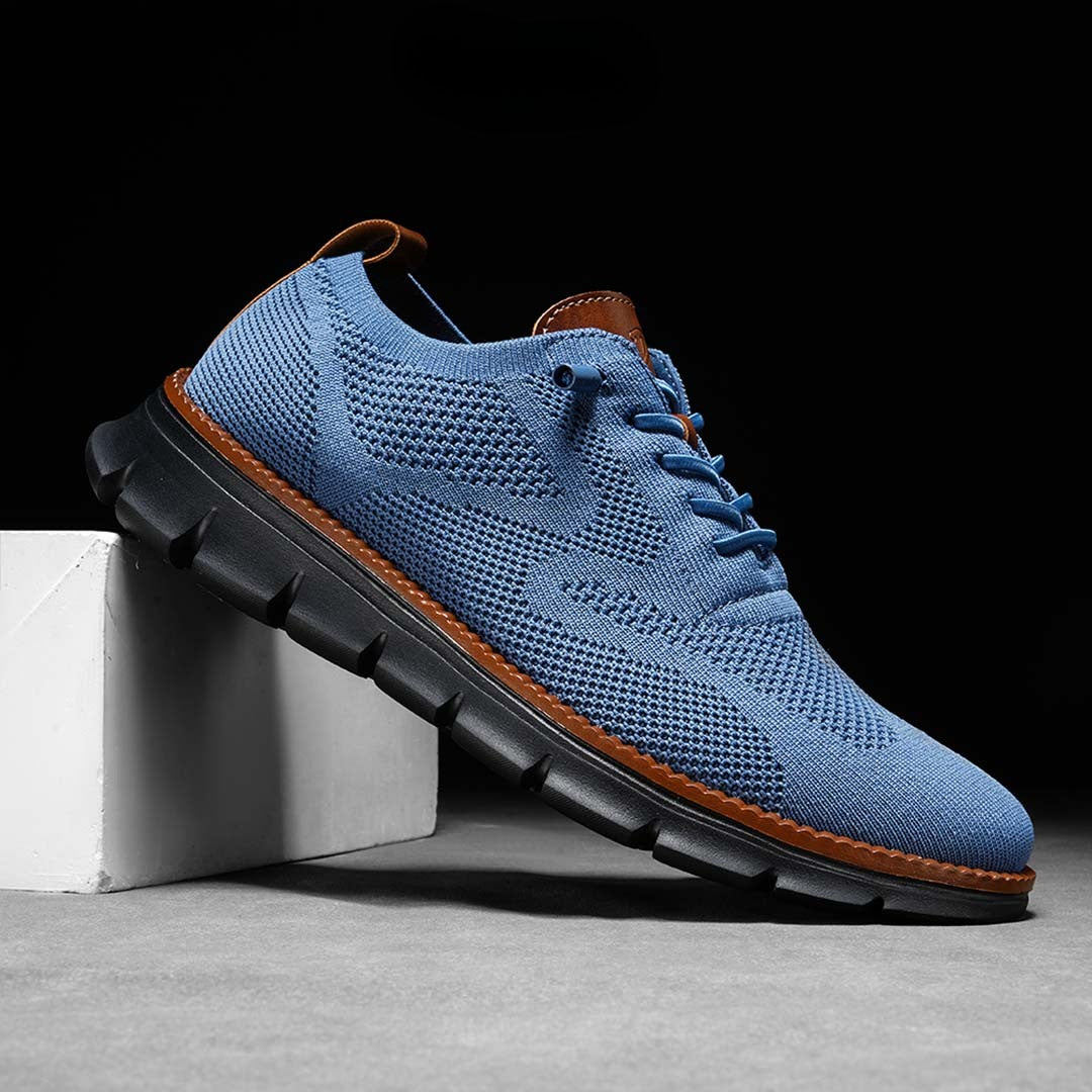 St. James - Urban Blackout Eleganta och Bekväma Herrsneakers i Begränsad Upplaga - Lapisblå