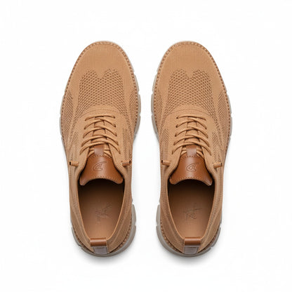 St. James - Urban Bekväma och Andningsbara Herrsneakers Begränsad Upplaga – Karamell