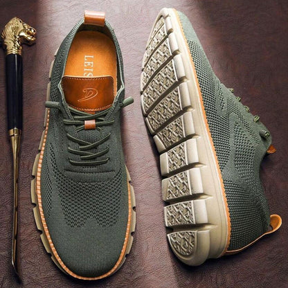 St. James - Urban Bekväma och Andningsbara Herrsneakers Begränsad Upplaga – Olivgrön