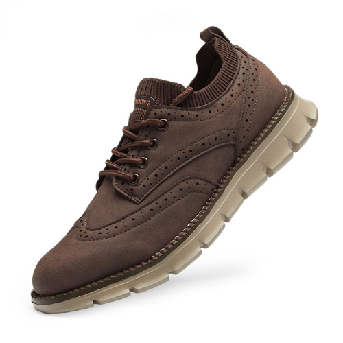 St. James - Atlas Vadderad och Bekväm Sneakers för Stadsliv – Brun
