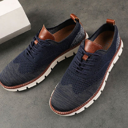St. James - Swift Bekväma och Andningsbara Sneakers i Premiumkvalitet - Marinblå