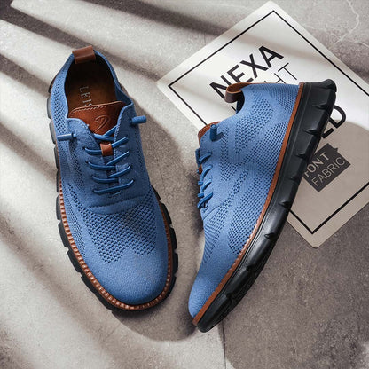 St. James - Urban Blackout Eleganta och Bekväma Herrsneakers i Begränsad Upplaga - Lapisblå